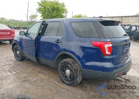 2017 Ford Explorer Police Interceptor из США, поврежденный, VIN 1FM5K8AT8HGC25644